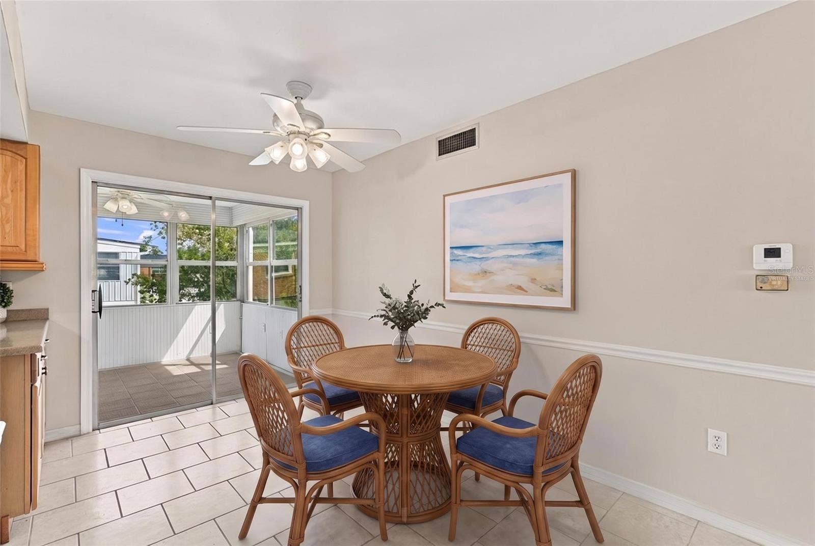 4158 TAMIAMI TRAIL, #P4, Port Charlotte, FL 33952 Dining Room- virtually staged