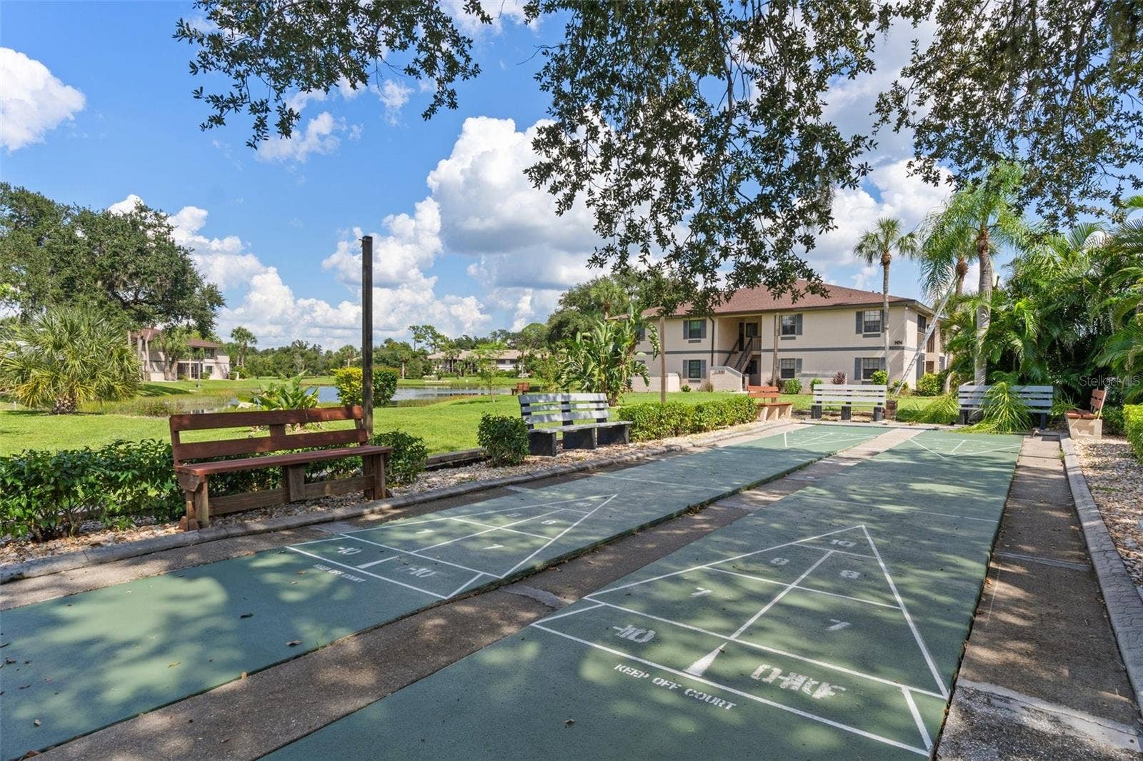 19505 QUESADA AVENUE, #H208, Port Charlotte, FL 33948 Shuffleboard court