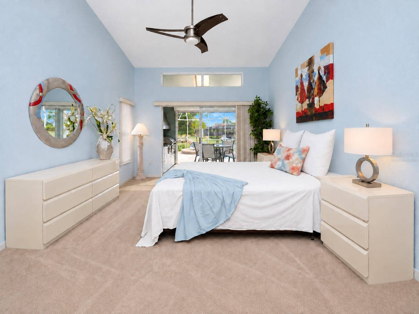 1018 CONECTA DRIVE, Punta Gorda, FL 33950 Virtually staged Primary Bedroom
