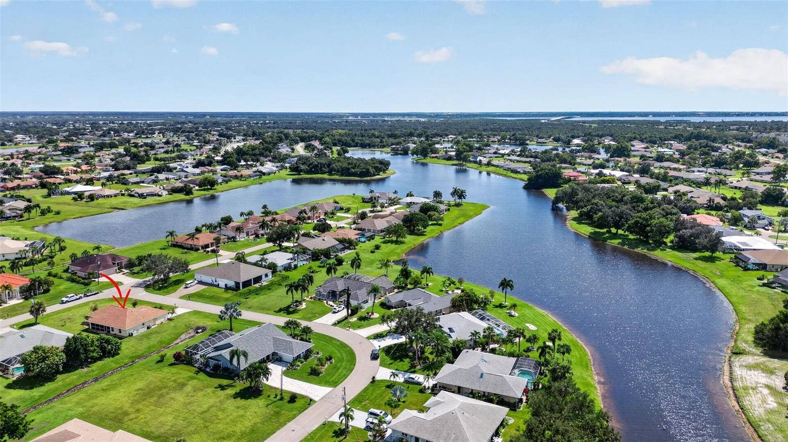 2184 ONONDAGA LANE, Punta Gorda, FL 33983 Aerial View