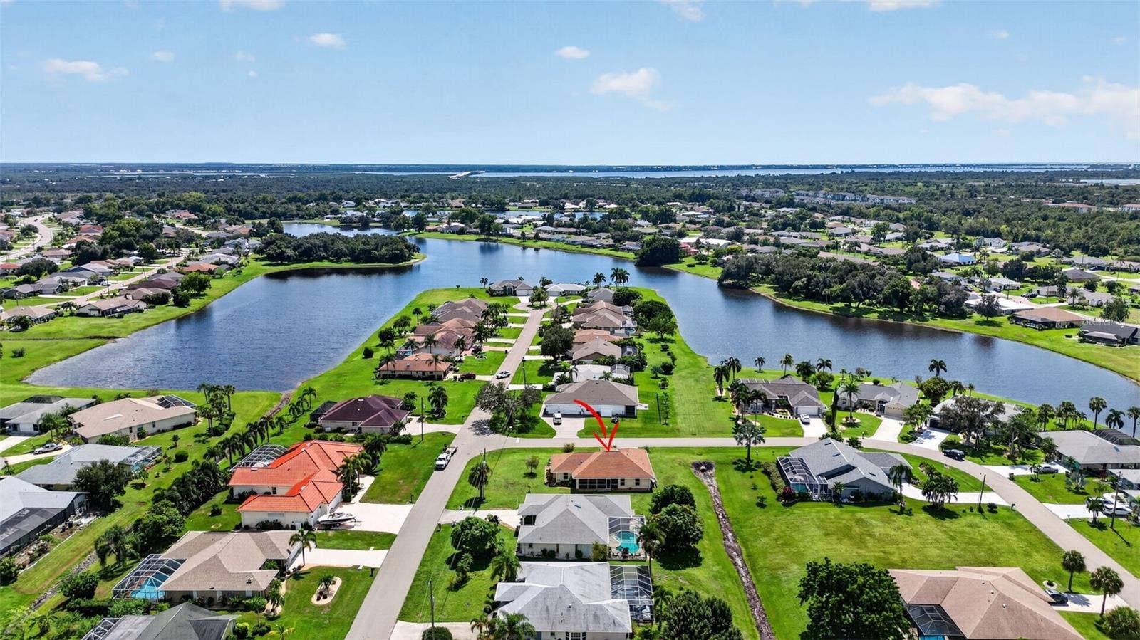 2184 ONONDAGA LANE, Punta Gorda, FL 33983 Aerial View