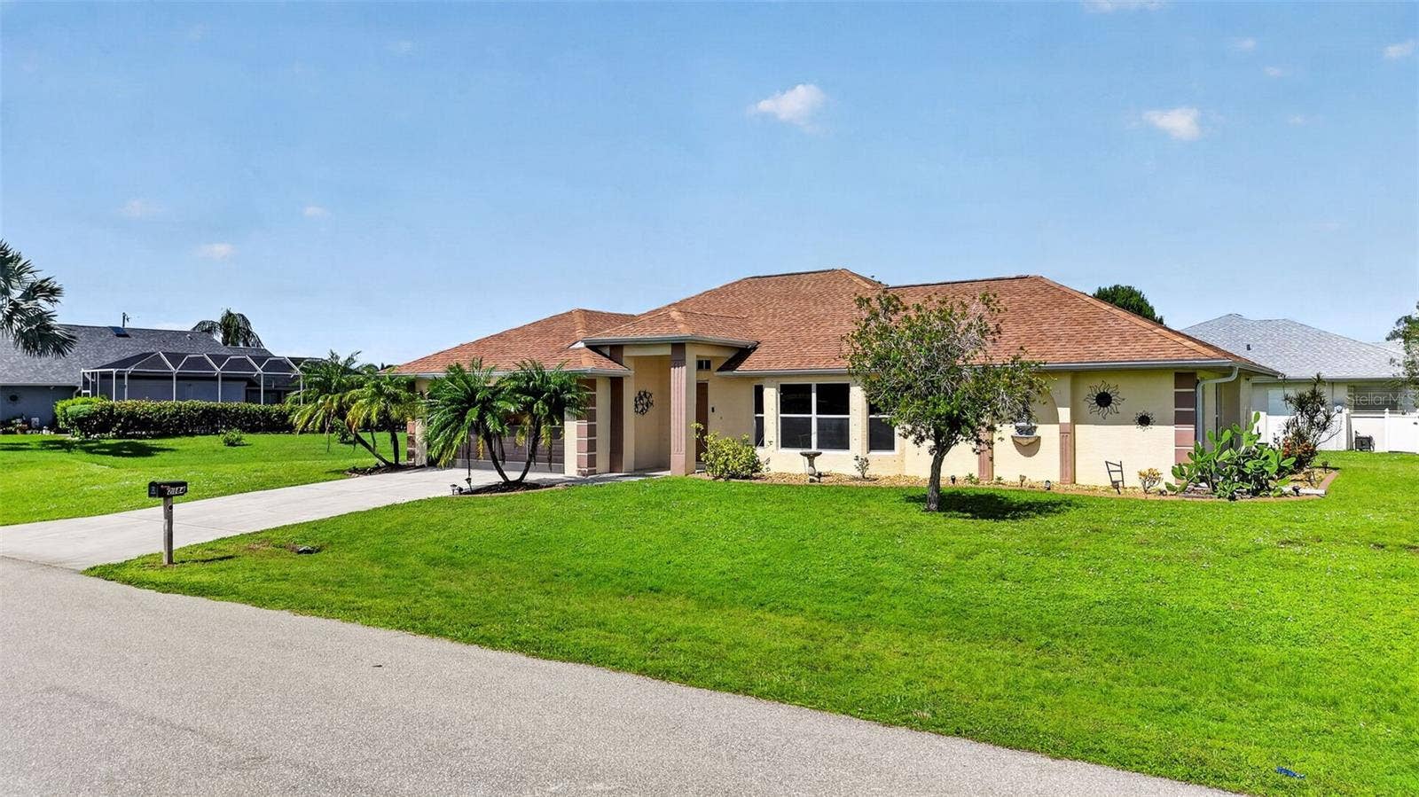 2184 ONONDAGA LANE, Punta Gorda, FL 33983 Front View - Southeast Elevation