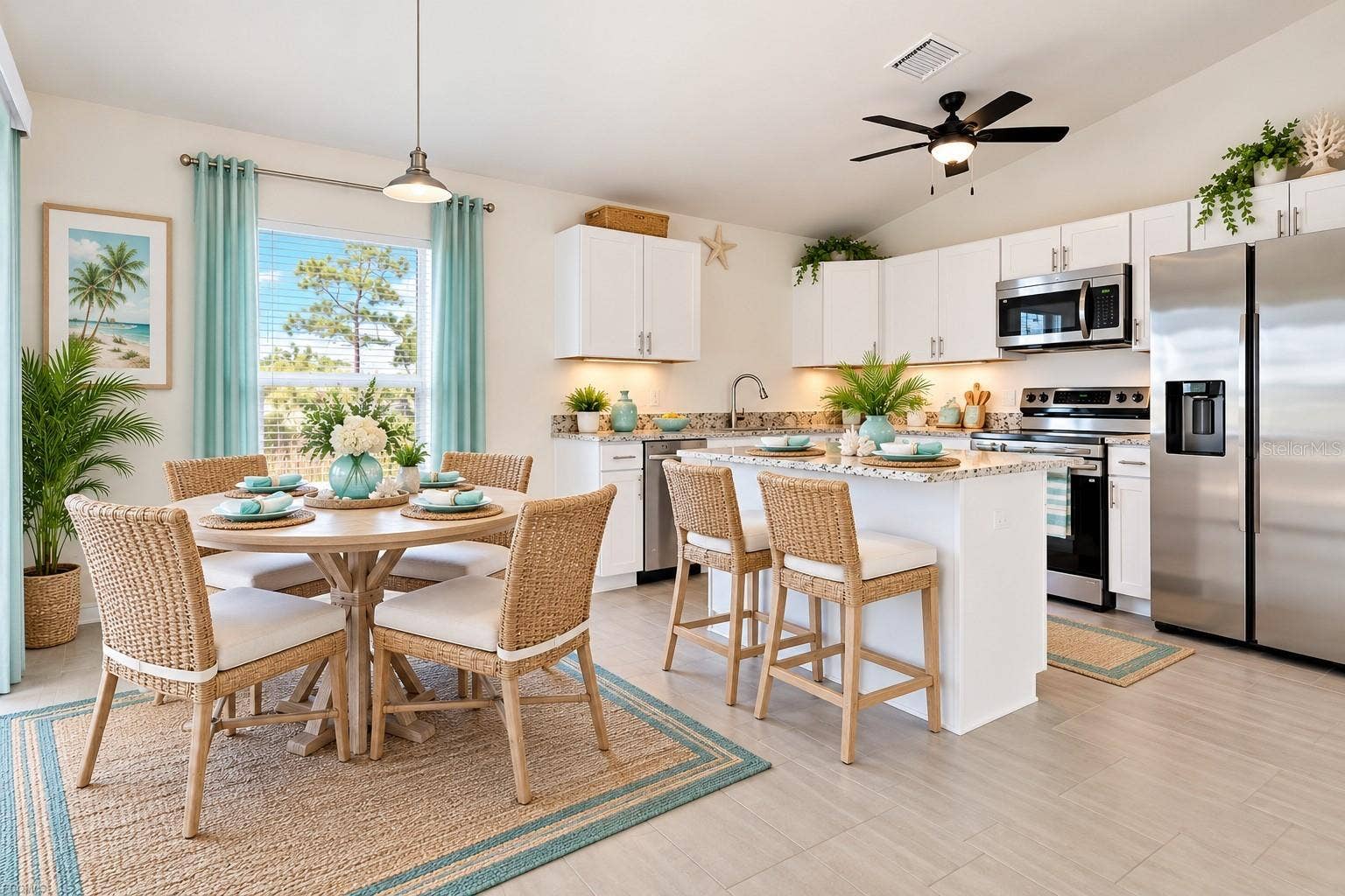 kitchen/dining area