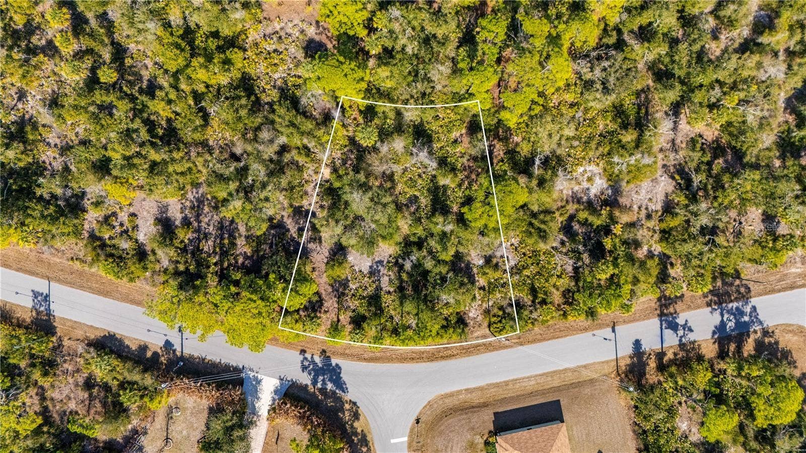 1216 SHERWIN STREET, Port Charlotte, FL 33953 Aerial view of the lot.
