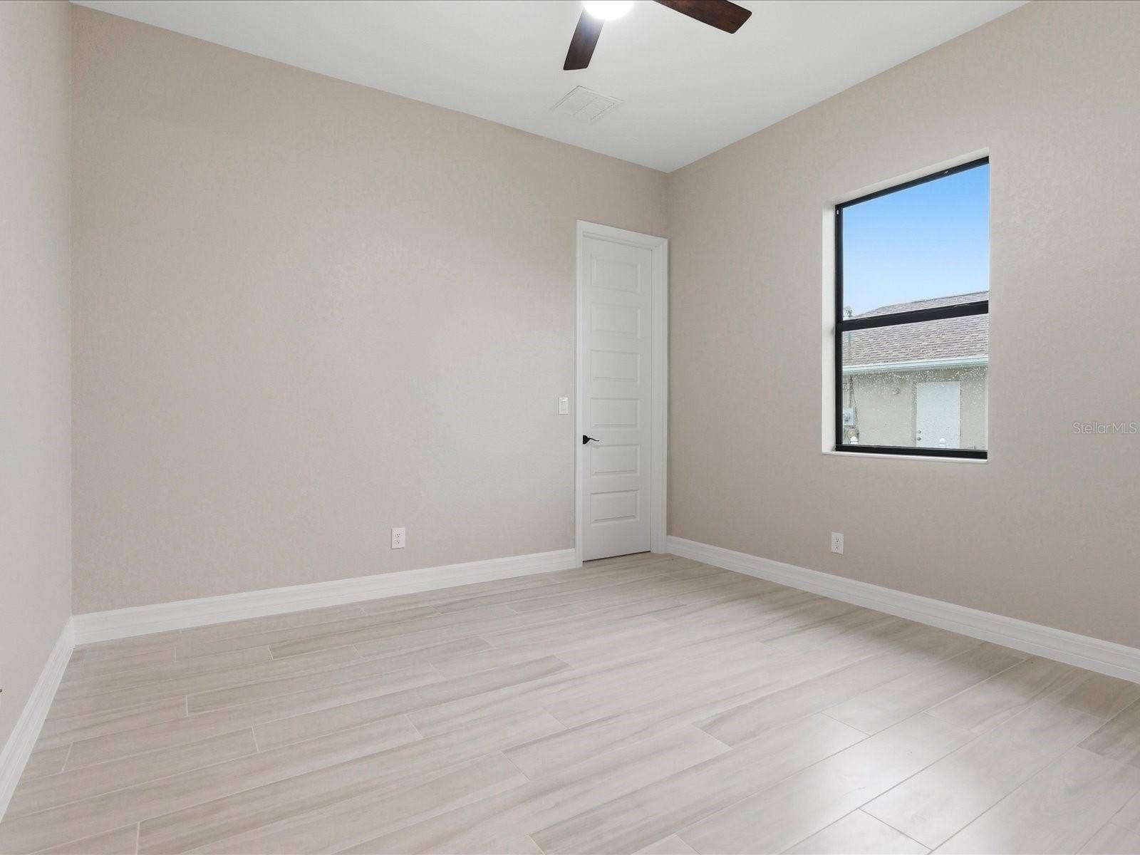 Bedroom #3 with walk-in closet