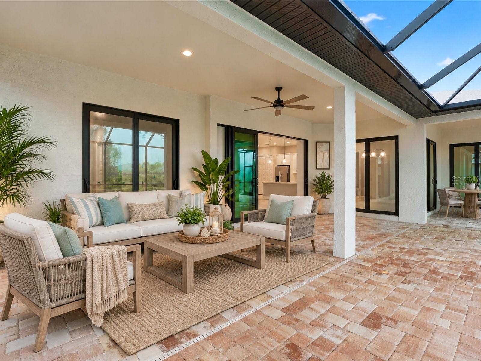 Virtually staged. Lanai