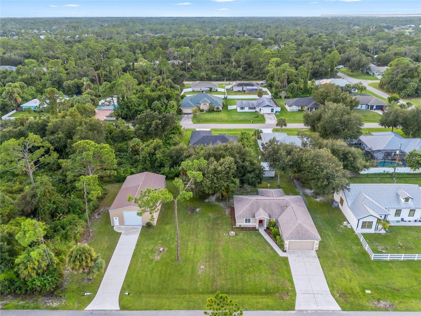 17433 HARRIS AVENUE, Port Charlotte, FL 33948 Aerial