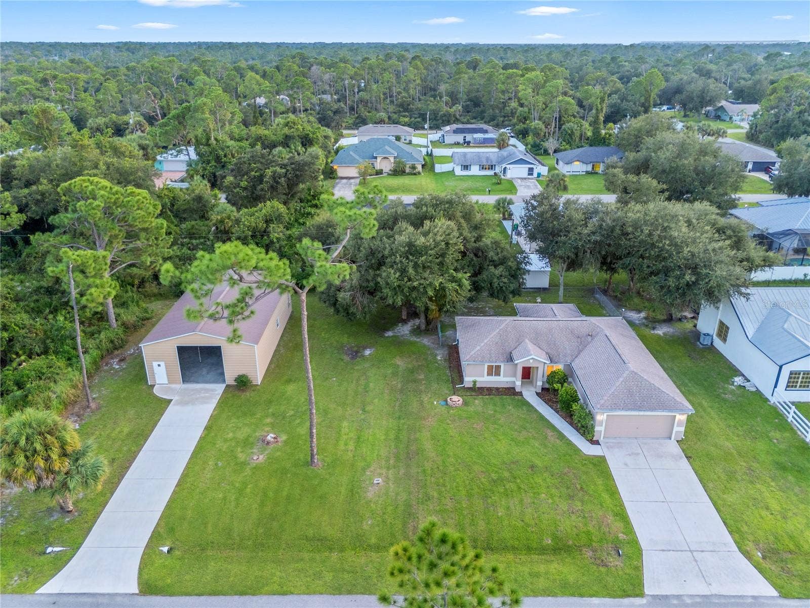 17433 HARRIS AVENUE, Port Charlotte, FL 33948 Aerial