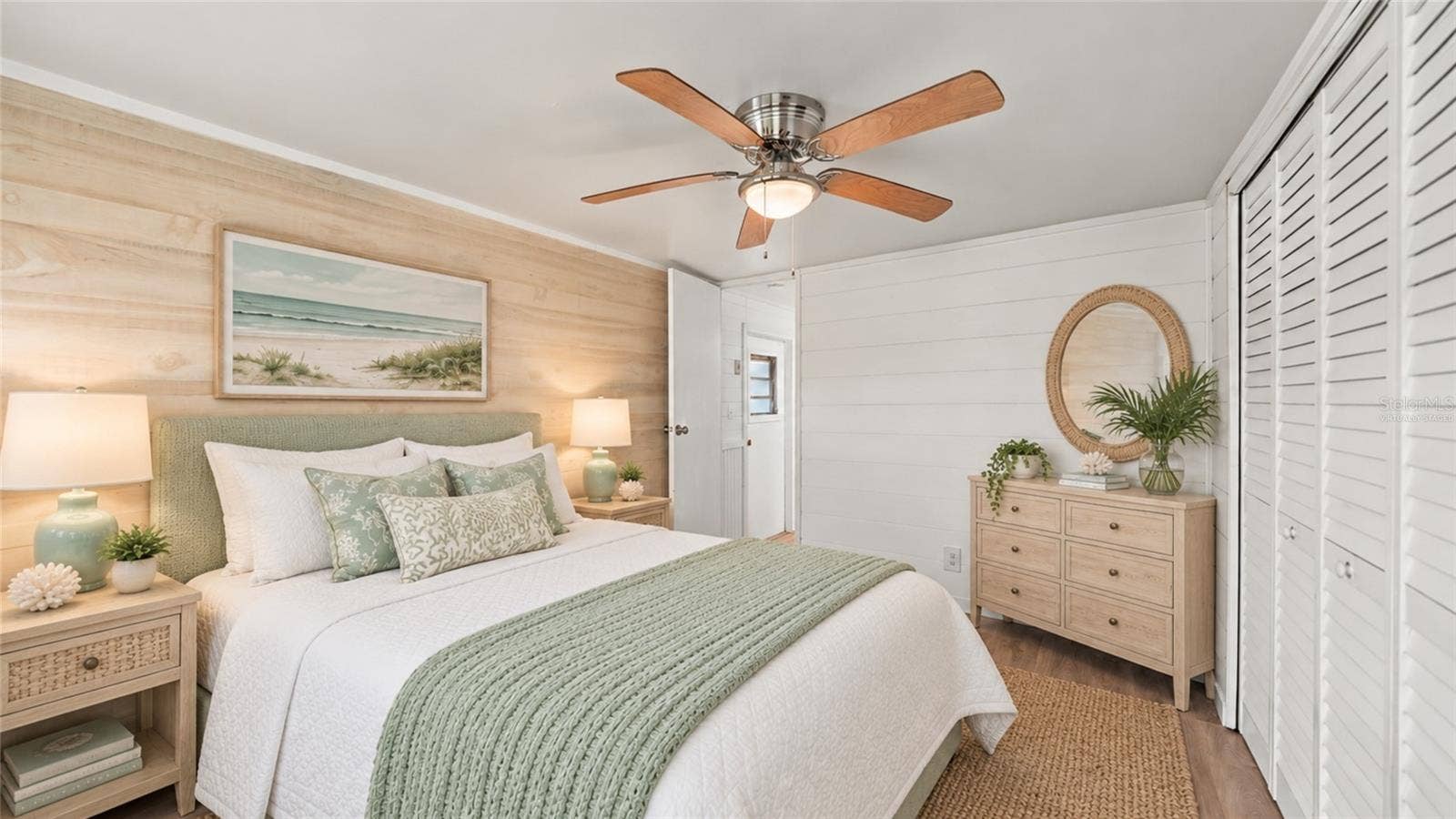 349 BLACKBURN BOULEVARD, North Port, FL 34287 Primary Bedroom virtually staged