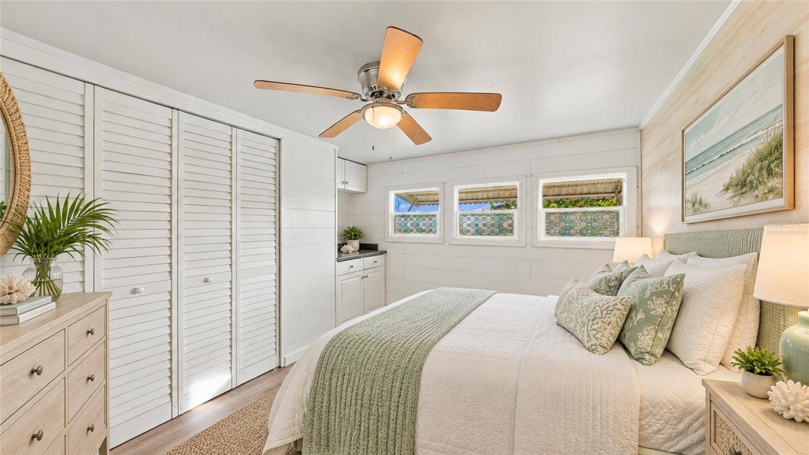 349 BLACKBURN BOULEVARD, North Port, FL 34287 Primary Bedroom virtually staged