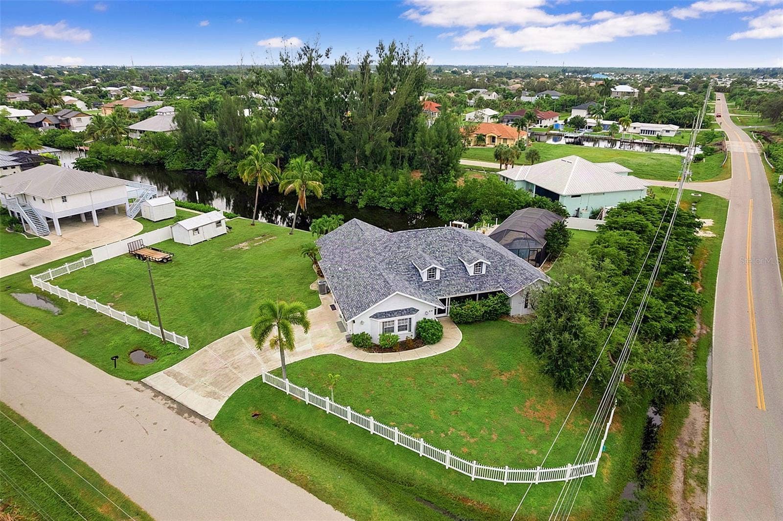 614 RIO VILLA DRIVE, Punta Gorda, FL 33950 Aerial View