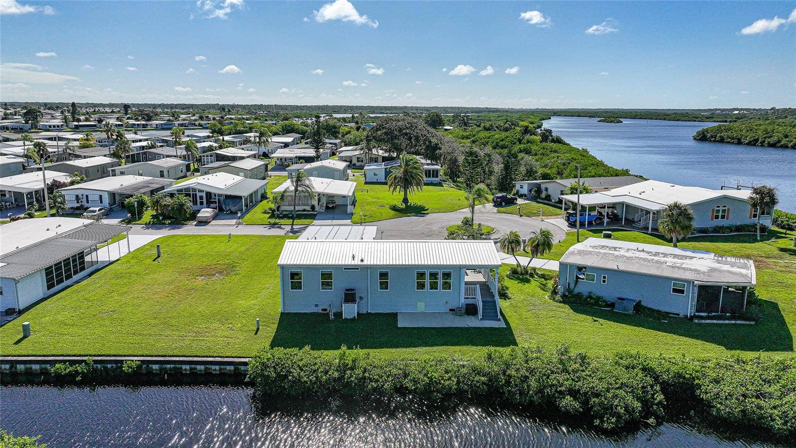 734 BLACKBURN BOULEVARD, North Port, FL 34287 Back of Home