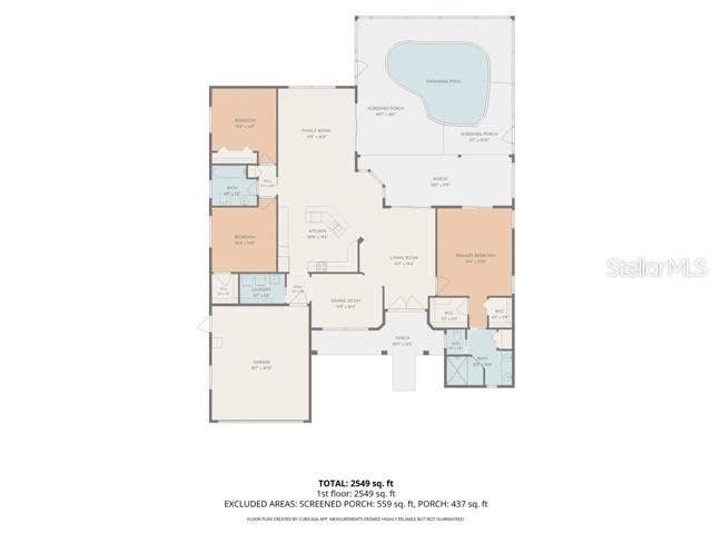 4364 SKYWAY AVENUE, North Port, FL 34288 Floor plan