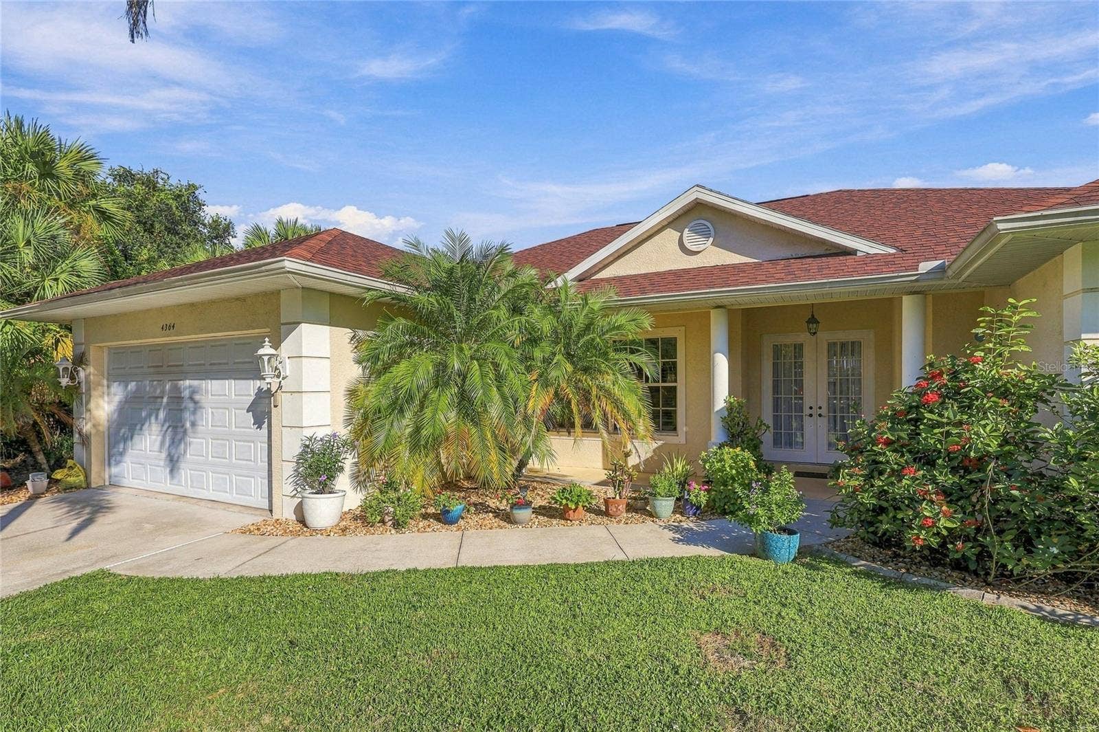 4364 SKYWAY AVENUE, North Port, FL 34288 Mature landscaping