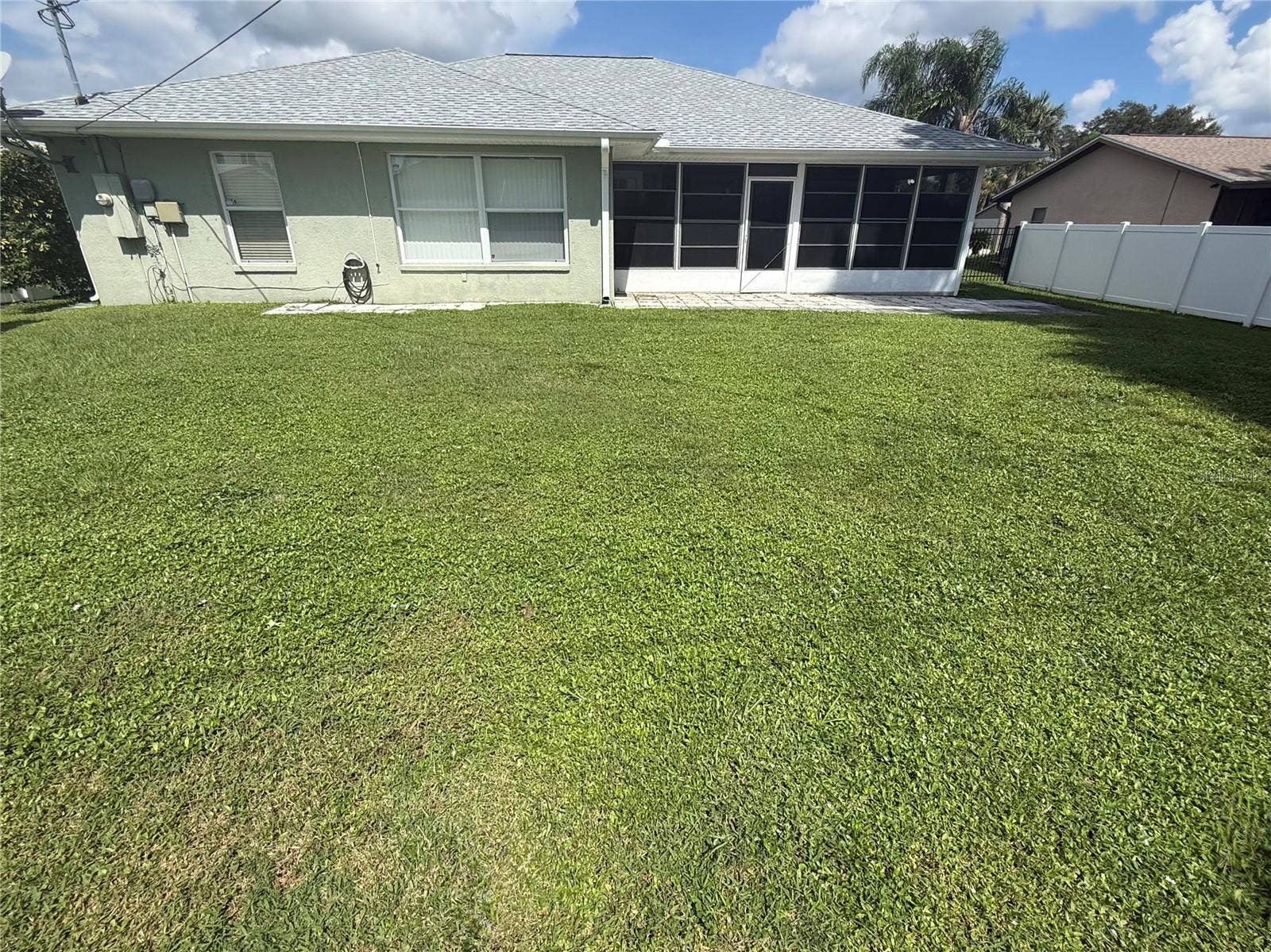 4055 ALLURE LANE, North Port, FL 34287 View of the back of the home.