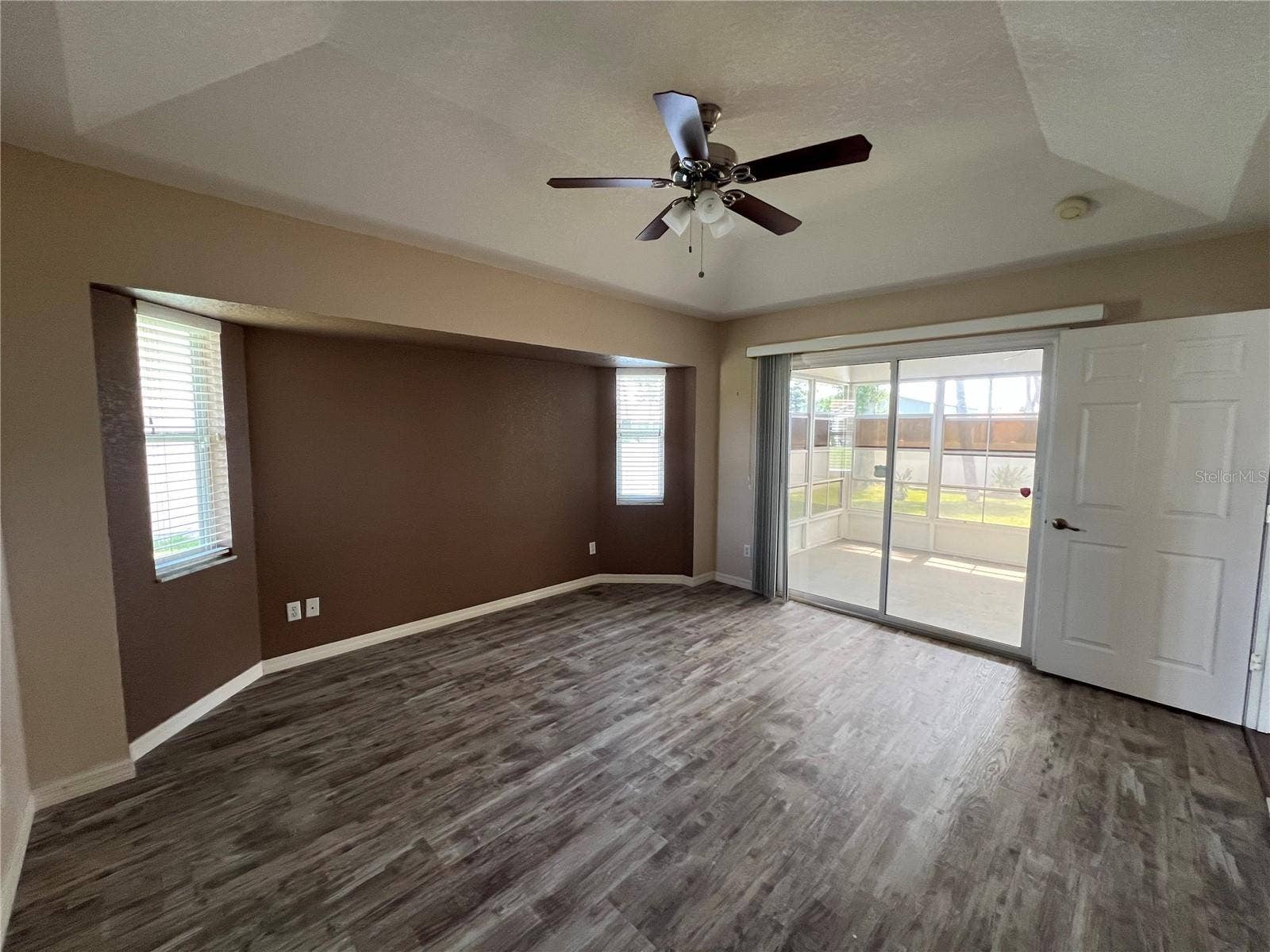 4055 ALLURE LANE, North Port, FL 34287 Primary Bedroom with sliders to lanai.