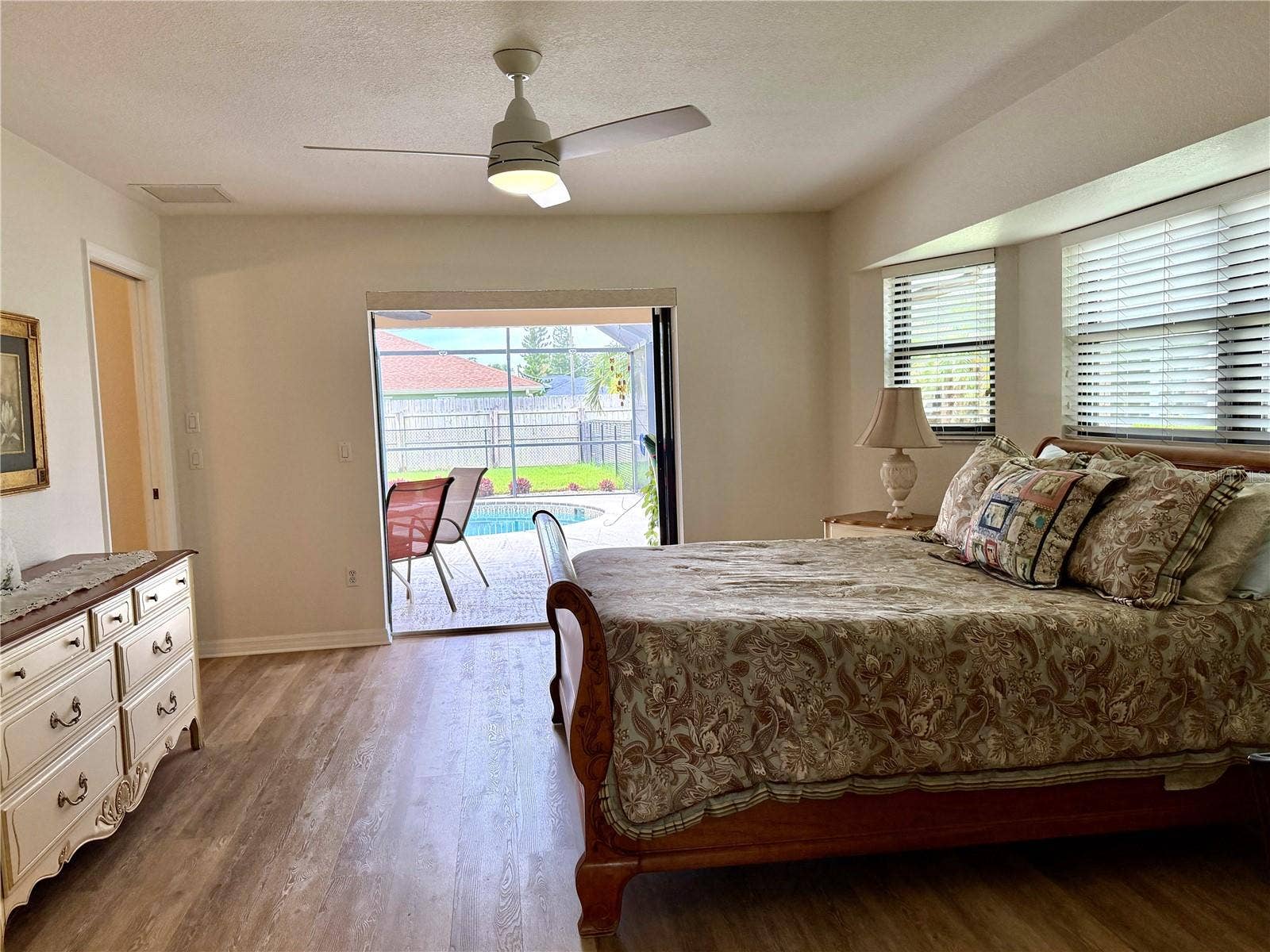 23411 MULLINS AVENUE, Port Charlotte, FL 33954 Sliders out to the pool