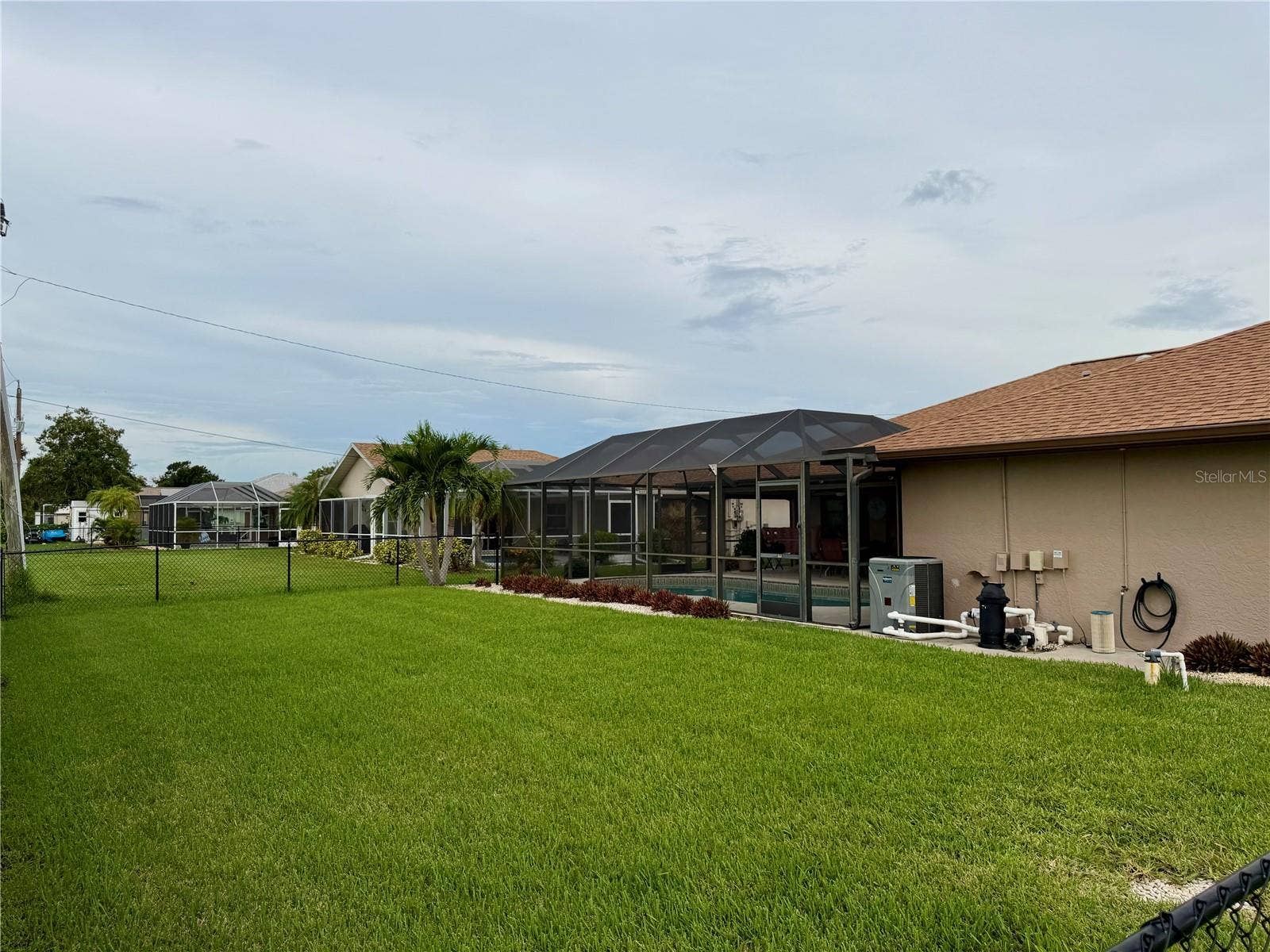 23411 MULLINS AVENUE, Port Charlotte, FL 33954 Backyard is fenced