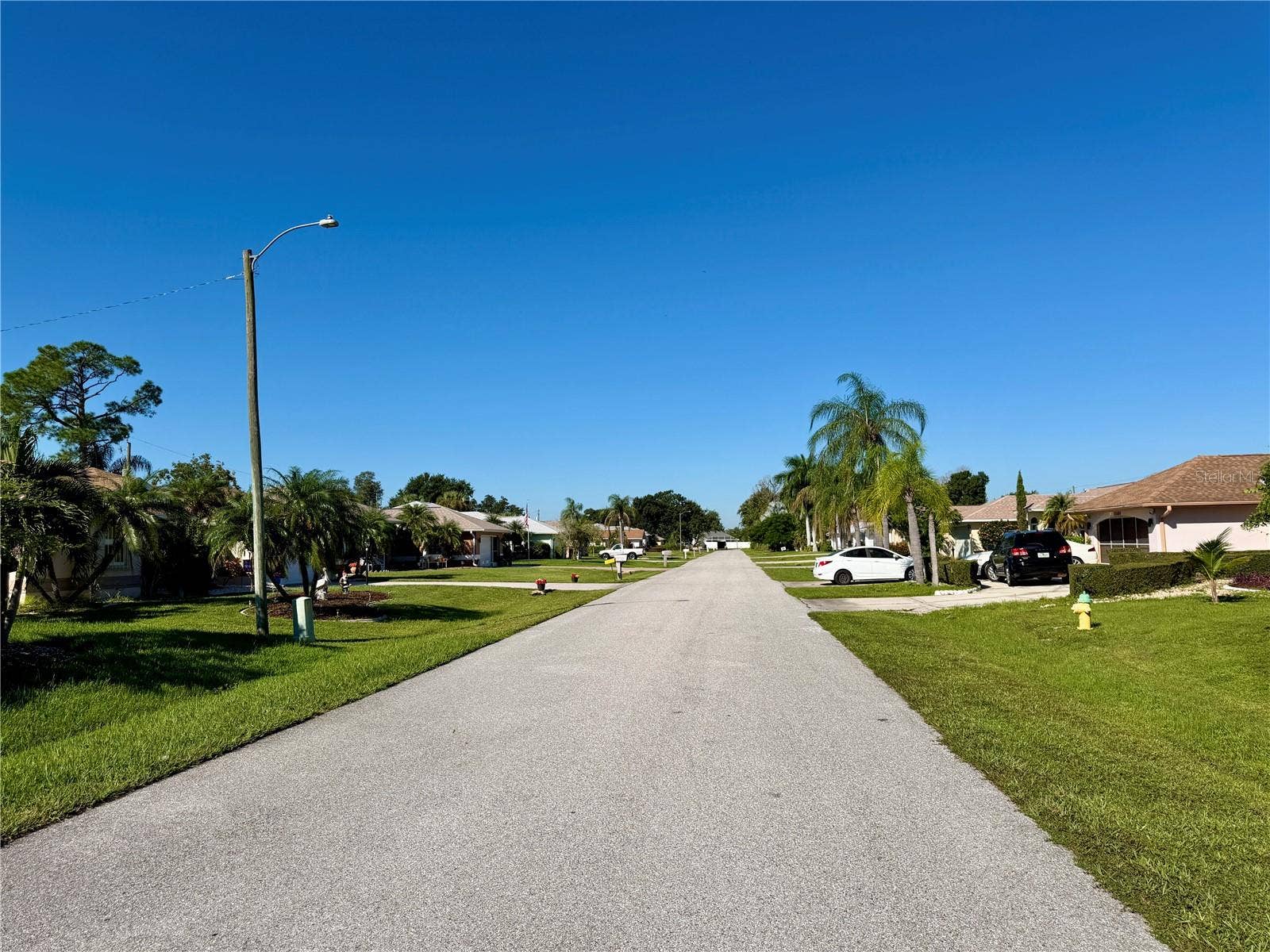 23411 MULLINS AVENUE, Port Charlotte, FL 33954 Looking West on Mullins Ave
