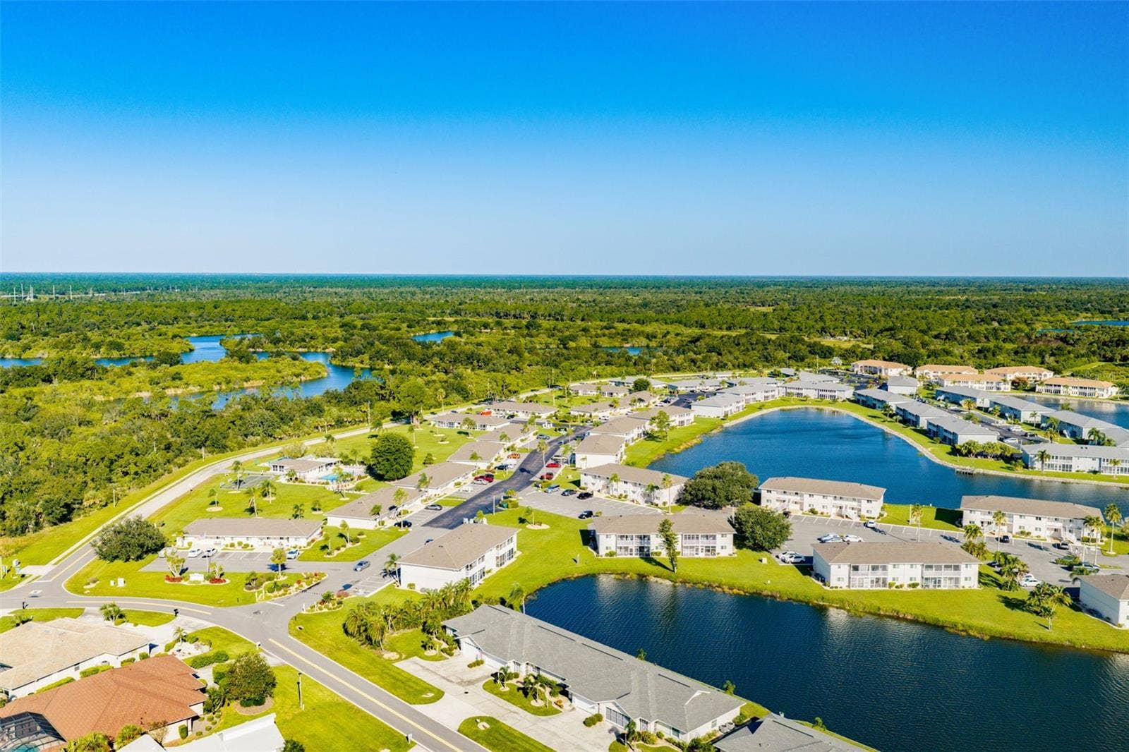 12538 SW KINGSWAY CIRCLE, #1008, Lake Suzy, FL 34269 Breathtaking Aerial View