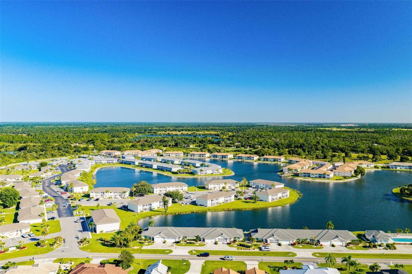 12538 SW KINGSWAY CIRCLE, #1008, Lake Suzy, FL 34269 Breathtaking Aerial View