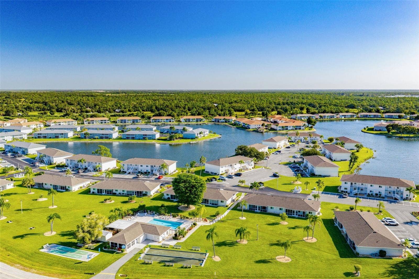 12538 SW KINGSWAY CIRCLE, #1008, Lake Suzy, FL 34269 Breathtaking Aerial View