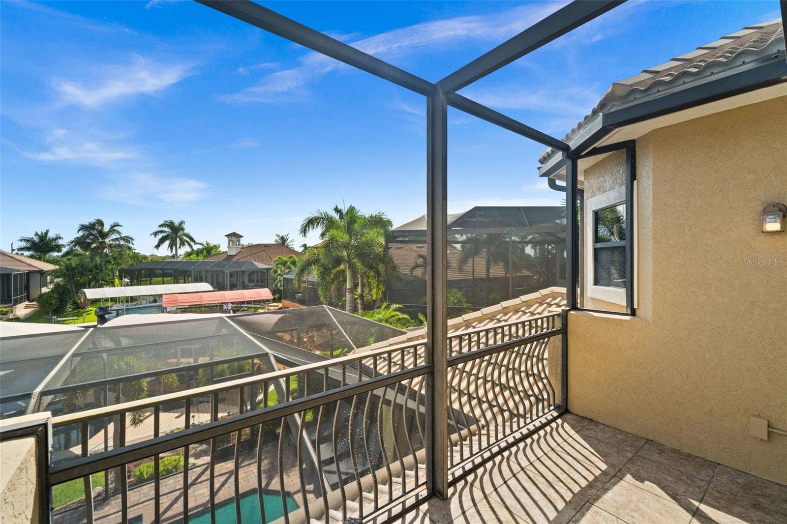 balcony attached to 3rd bedroom