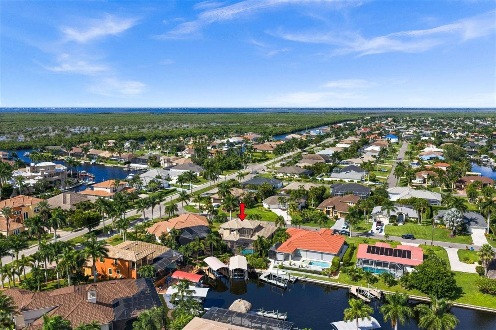 A view of the surrounding area