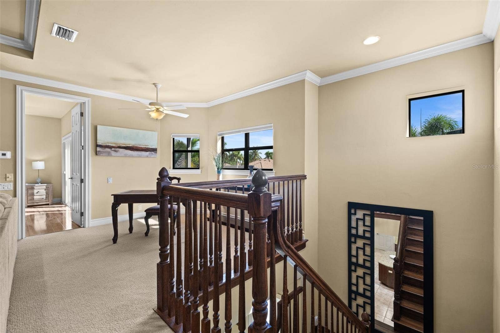 Upstairs loft area