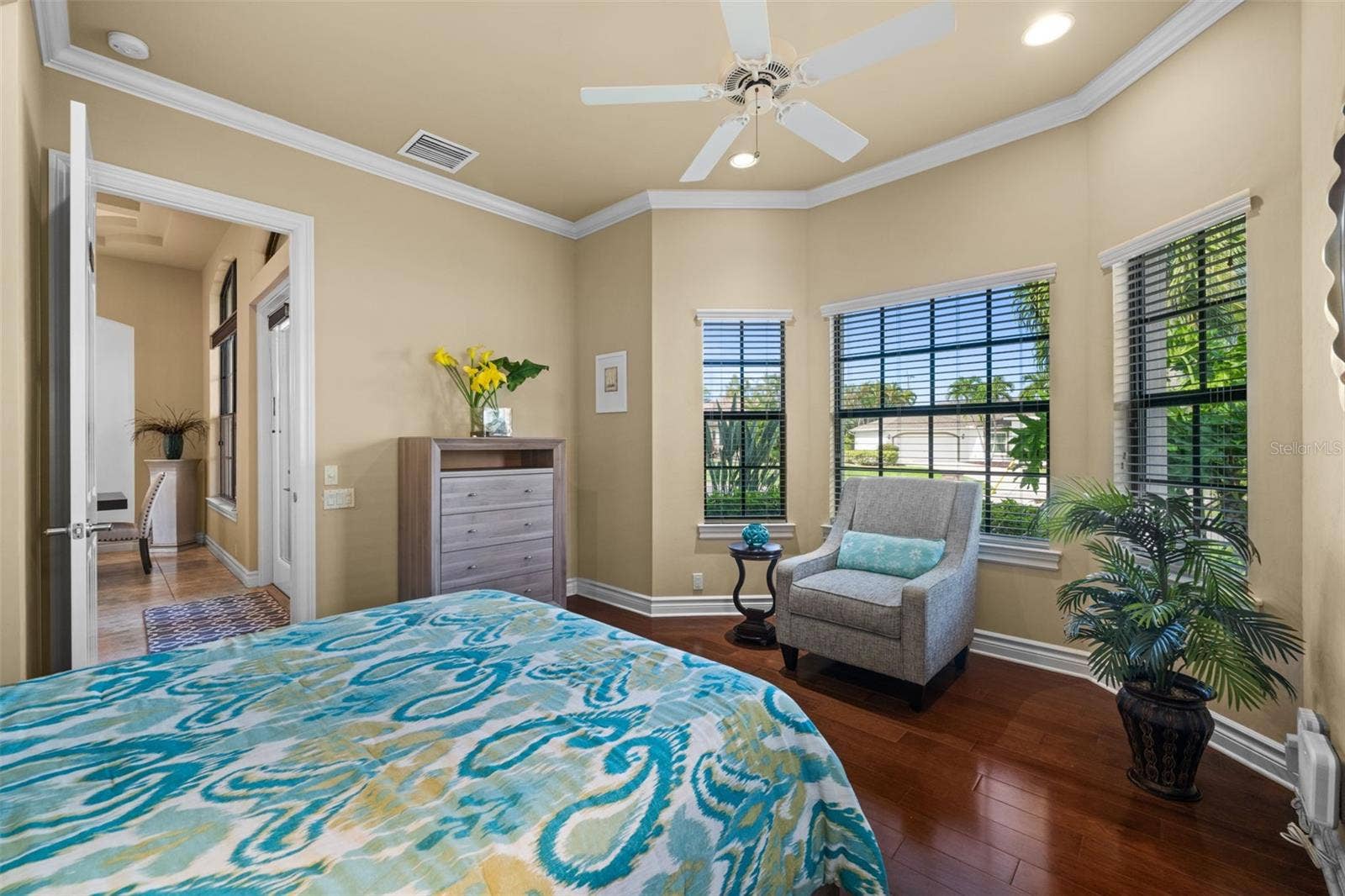 Main floor office, currently being used as a 4th bedroom