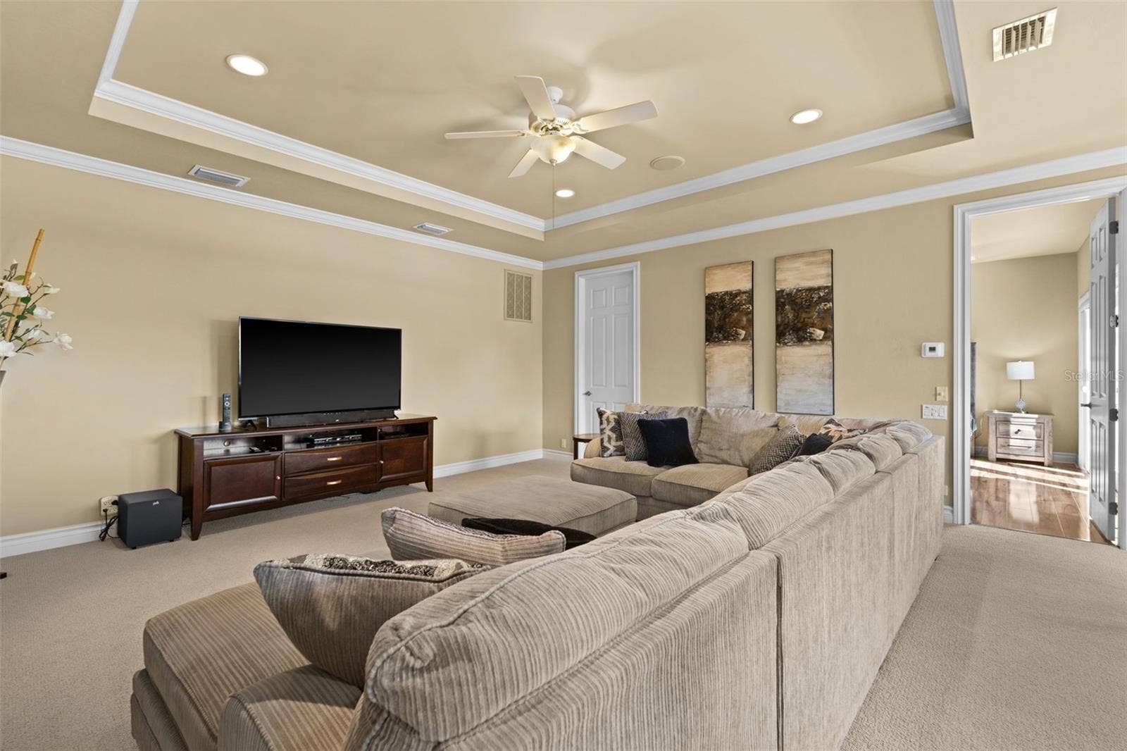 Media room upstairs