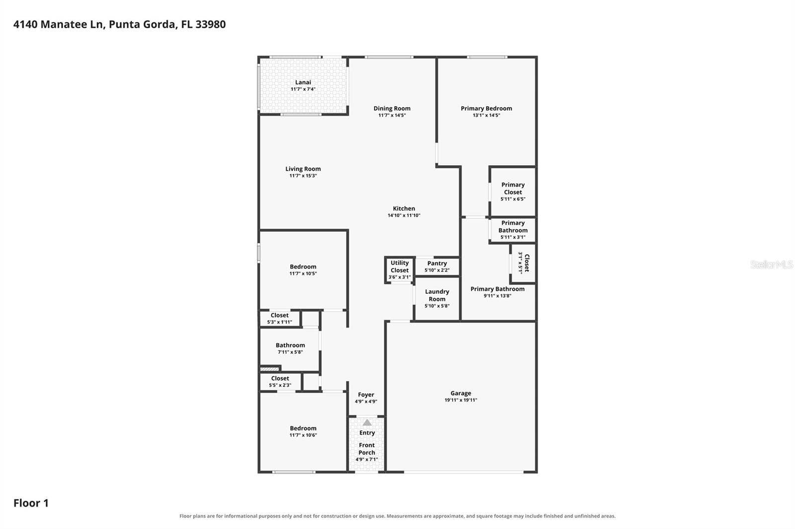 4140 MANATEE LANE, Port Charlotte, FL 33980 4140 MANATEE LANE, Port Charlotte, FL 33980