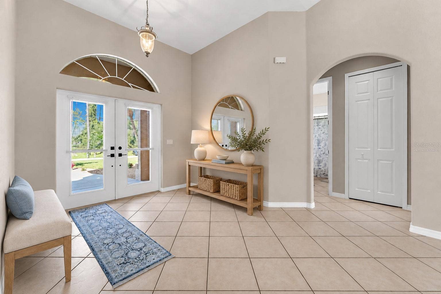 2595 ROLLING ROAD, North Port, FL 34288 Virtually staged foyer