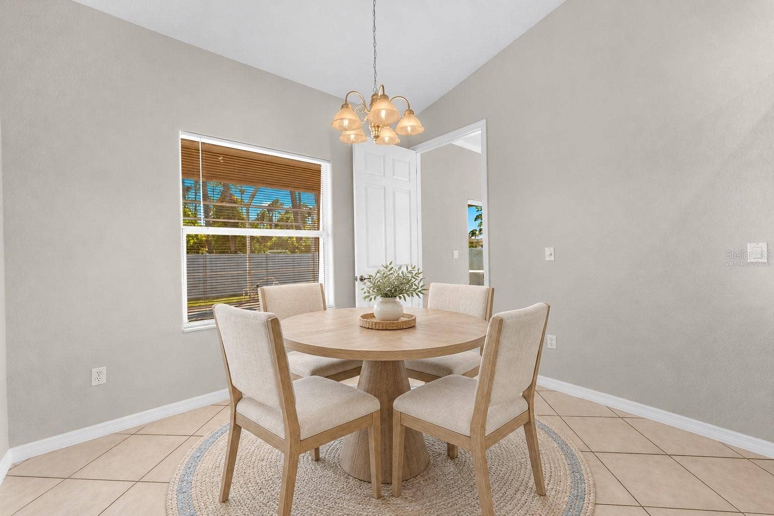 2595 ROLLING ROAD, North Port, FL 34288 Virtually staged breakfast nook
