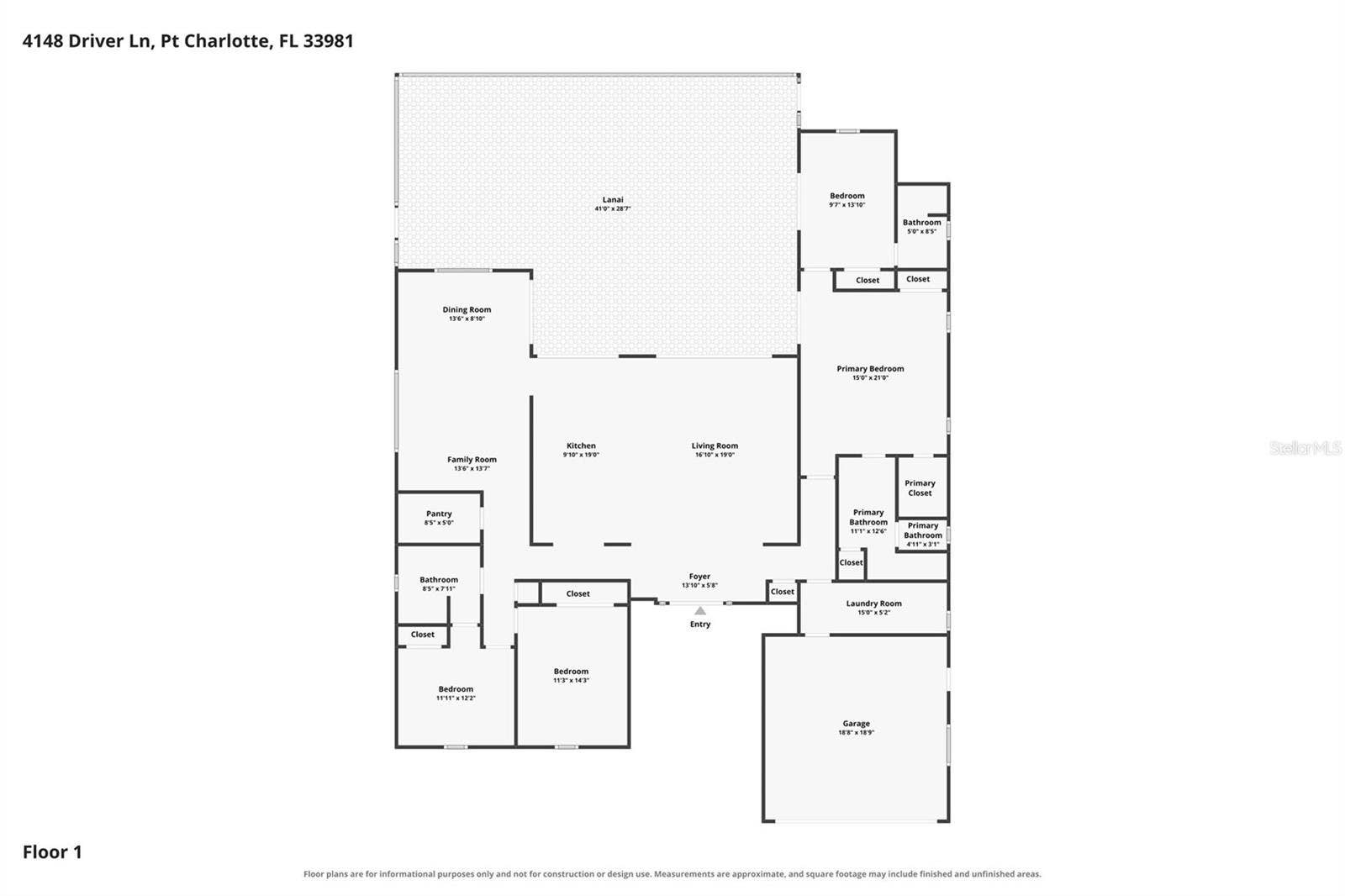 4148 DRIVER LANE, Port Charlotte, FL 33981