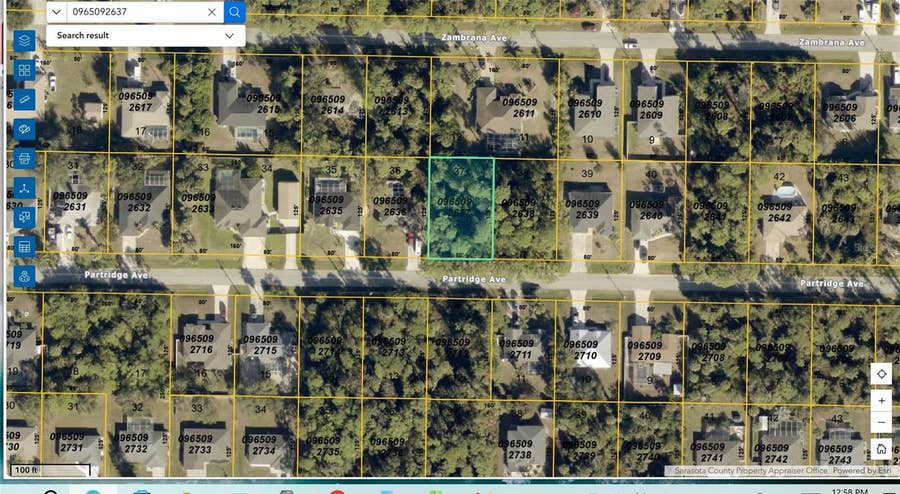 Property photo for LOT 37 PARTRIDGE AVENUE, North Port, FL