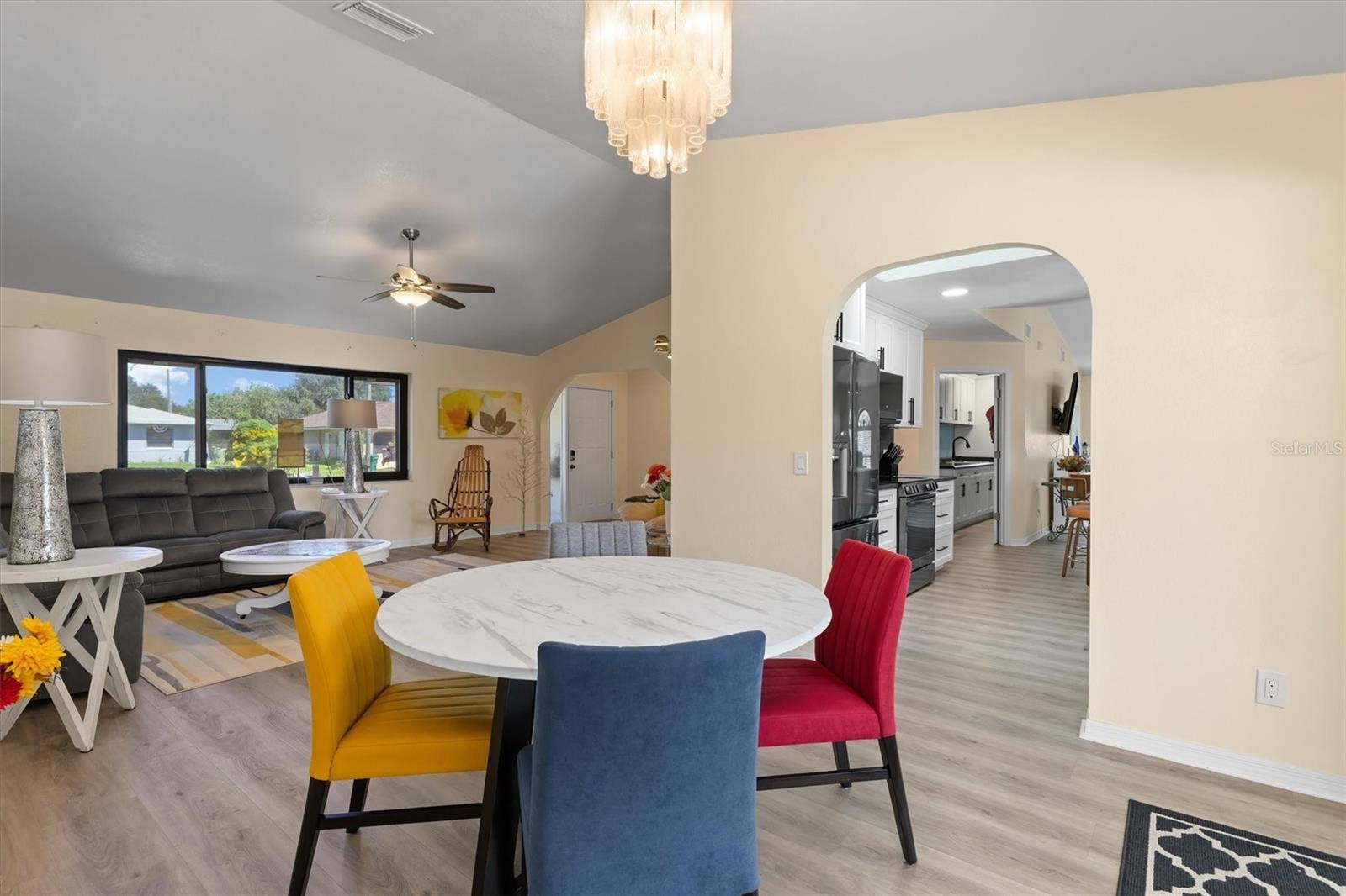 21443 SHELDON AVENUE, Port Charlotte, FL 33952 Dining room to kitchen