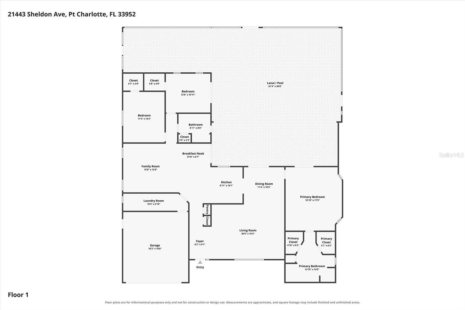 21443 SHELDON AVENUE, Port Charlotte, FL 33952 21443 SHELDON AVENUE, Port Charlotte, FL 33952