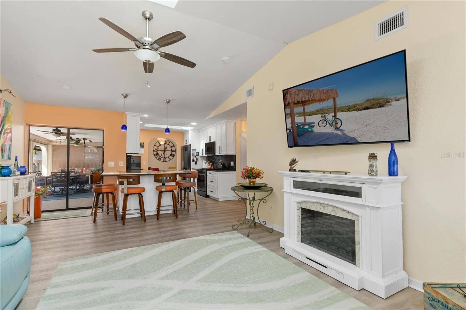 21443 SHELDON AVENUE, Port Charlotte, FL 33952 Kitchen to family room