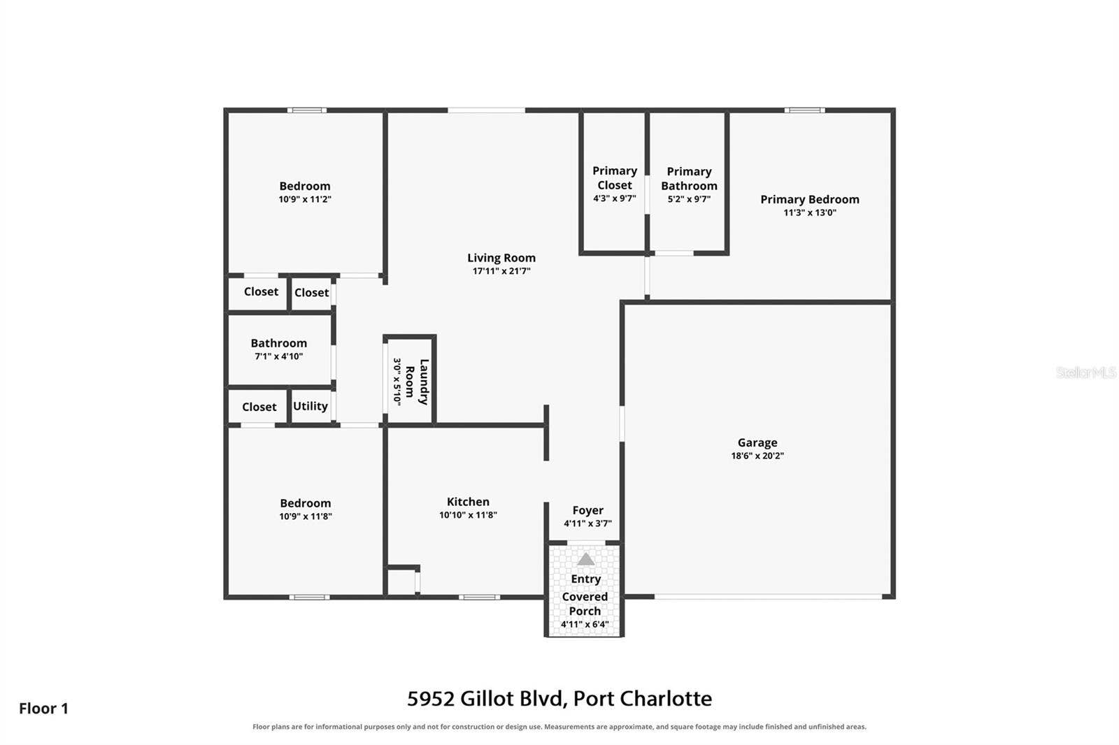 5952 GILLOT BOULEVARD, Port Charlotte, FL 33981 5952 GILLOT BOULEVARD, Port Charlotte, FL 33981