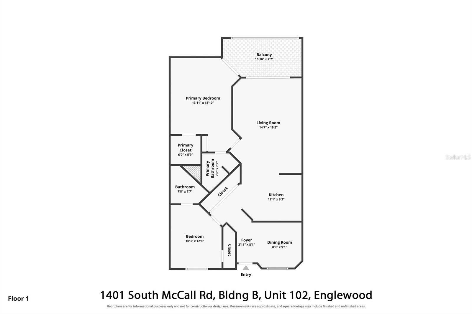 1401 S MCCALL ROAD, #102, Englewood, FL 34223