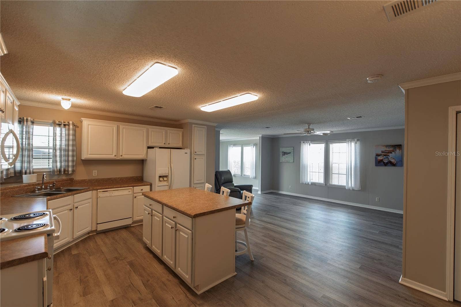 Kitchen and Living Area