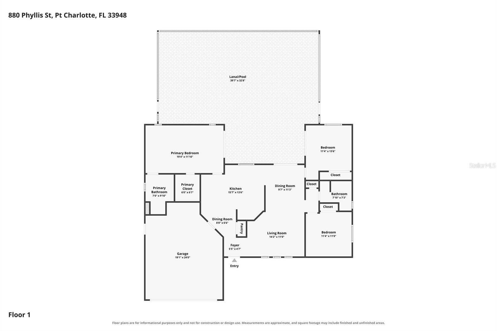 880 PHYLLIS STREET, Port Charlotte, FL 33948 880 PHYLLIS STREET, Port Charlotte, FL 33948