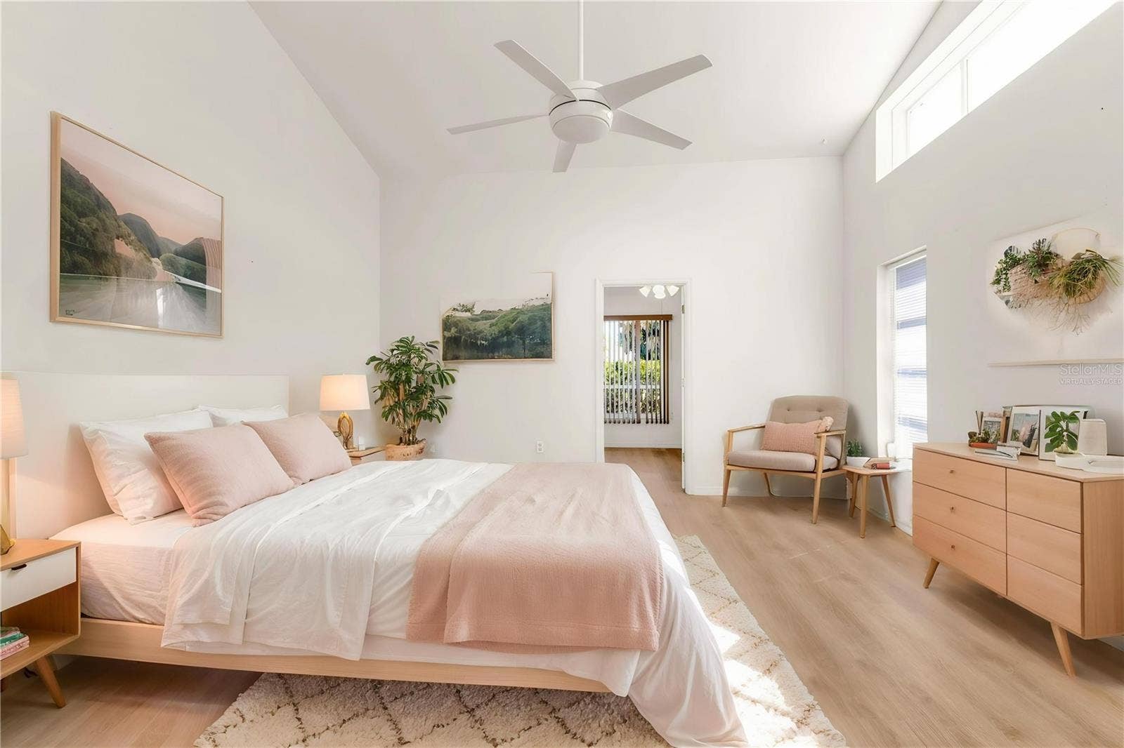 5184 ELLSWORTH TERRACE, Port Charlotte, FL 33981 Primary bedroom virtually staged