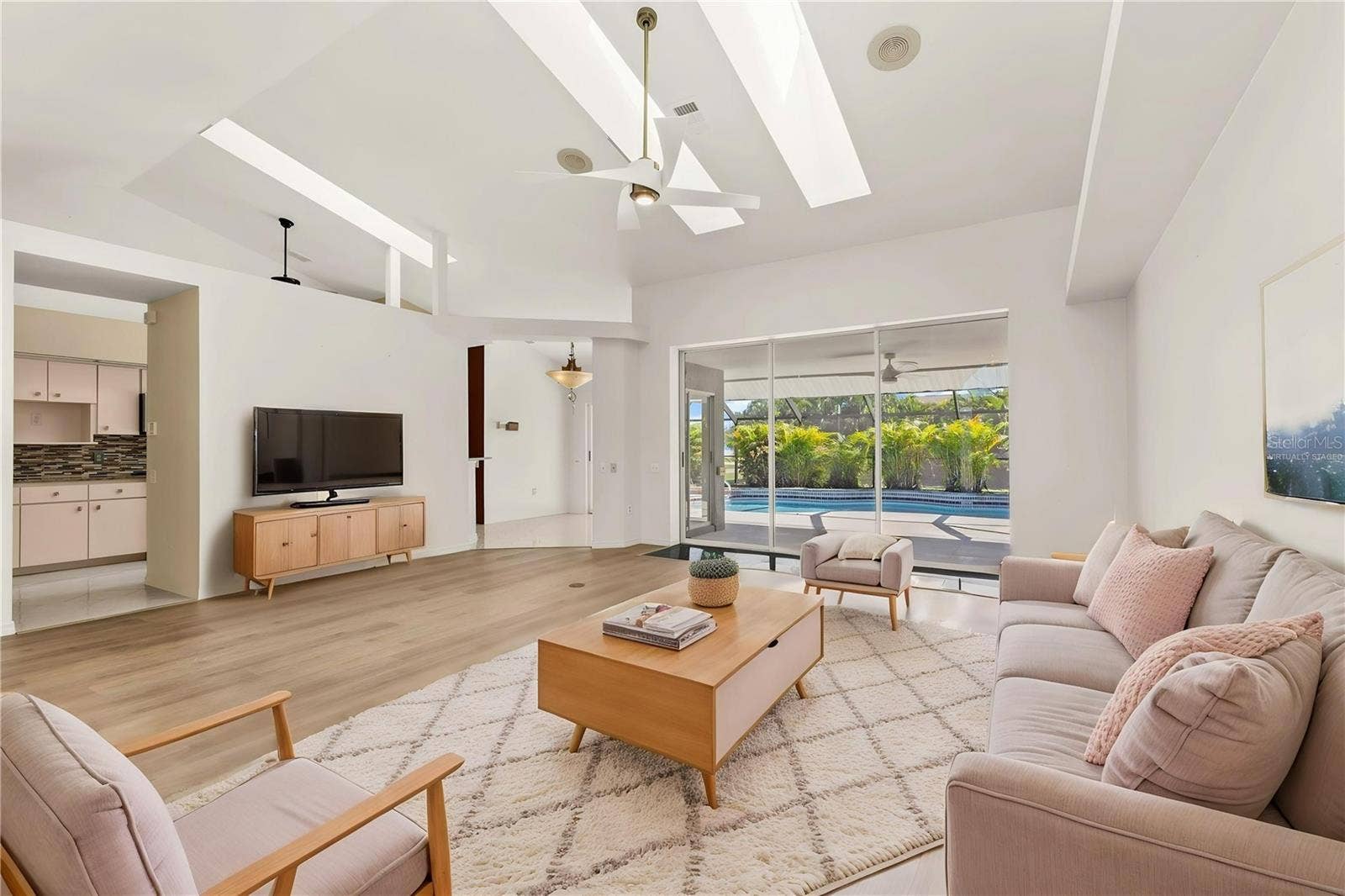 5184 ELLSWORTH TERRACE, Port Charlotte, FL 33981 Living room virtually staged