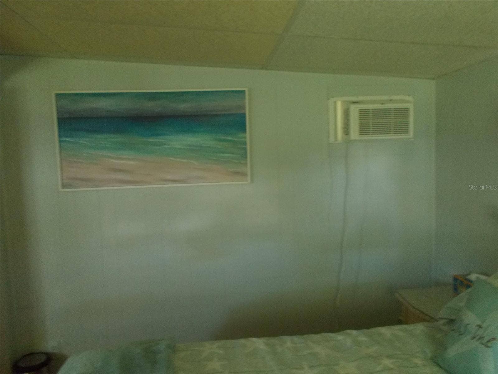 Primary Bedroom showing wall AC