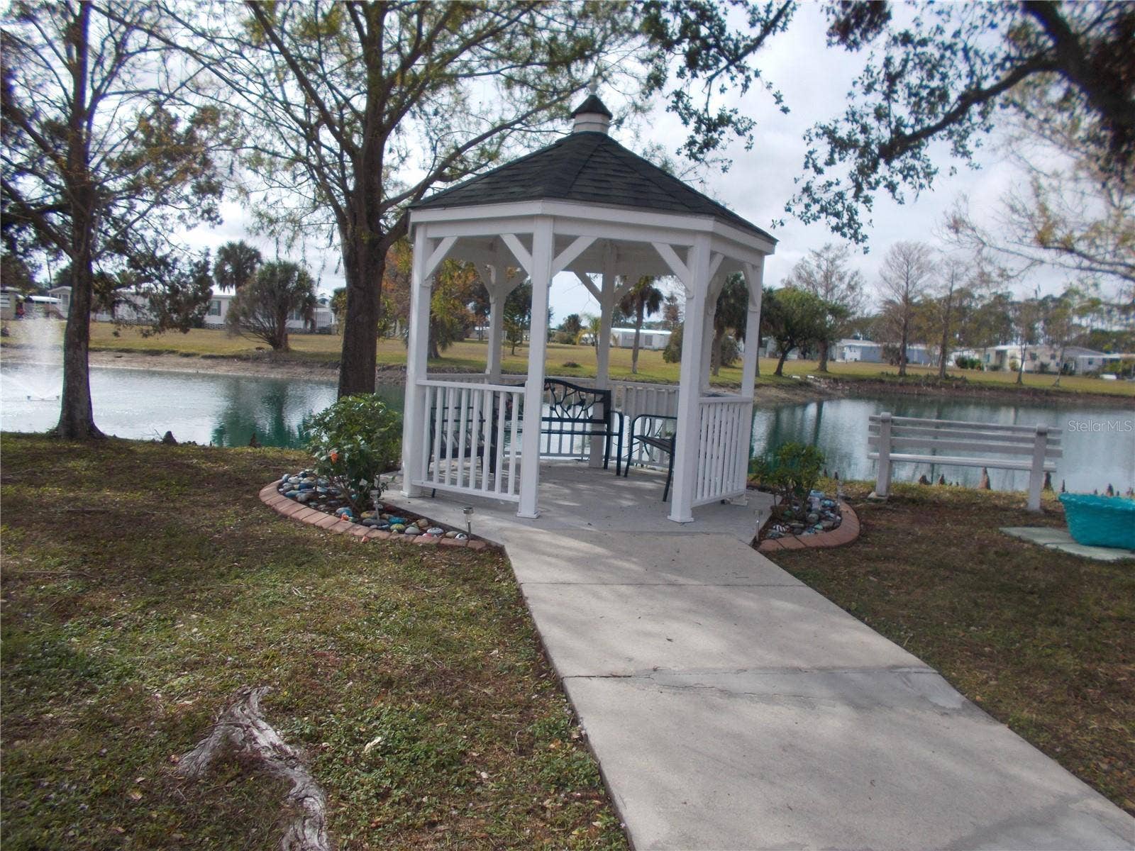 Gazebo & Pond