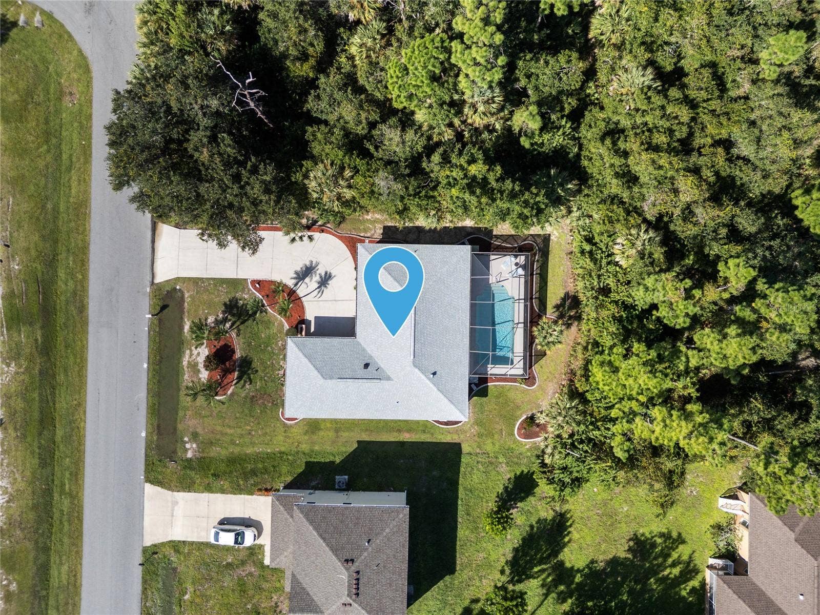 18346 KOALA AVENUE, Port Charlotte, FL 33948 Drone view of your new home.
