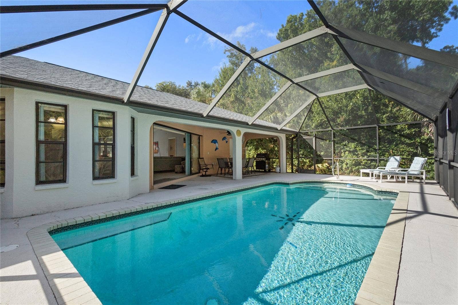 18346 KOALA AVENUE, Port Charlotte, FL 33948 Oversize pool and Lanai.