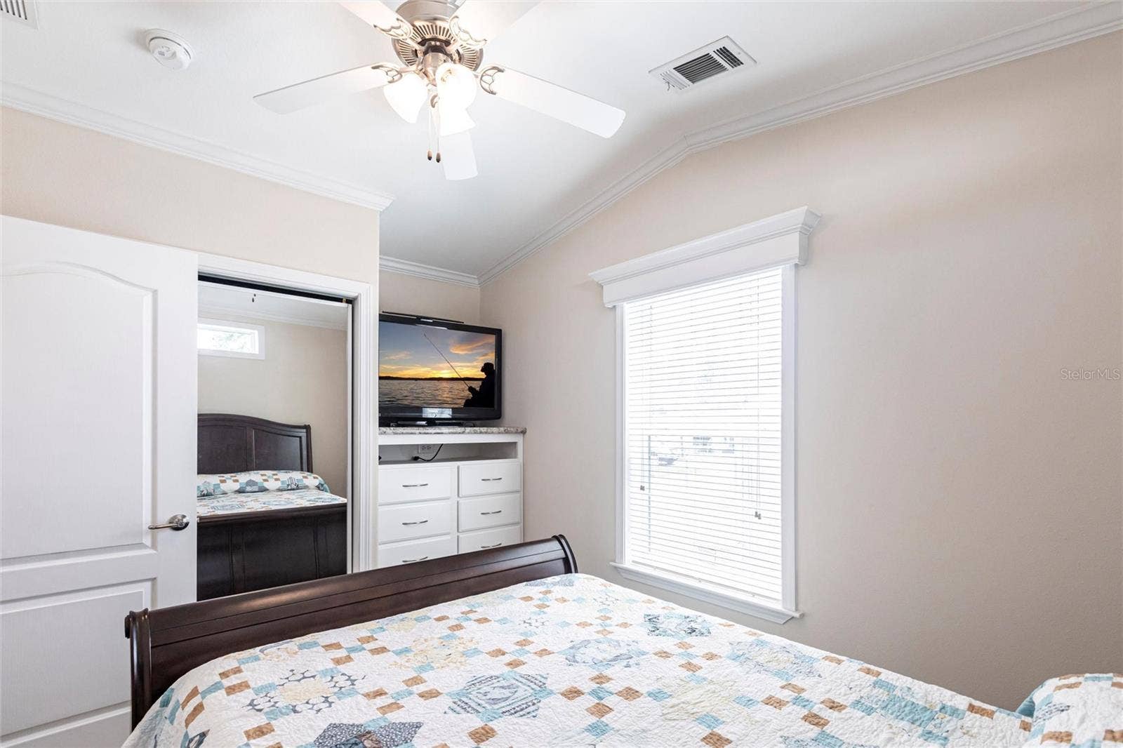 1329 TROUT, Punta Gorda, FL 33950 Bedroom built in dresser and sliding closet doors